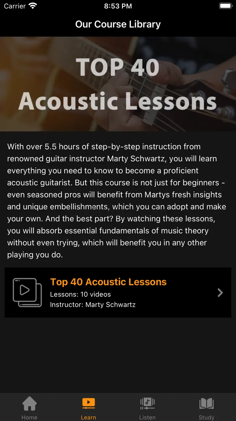 Top 40 Acoustic Lessons 4.1