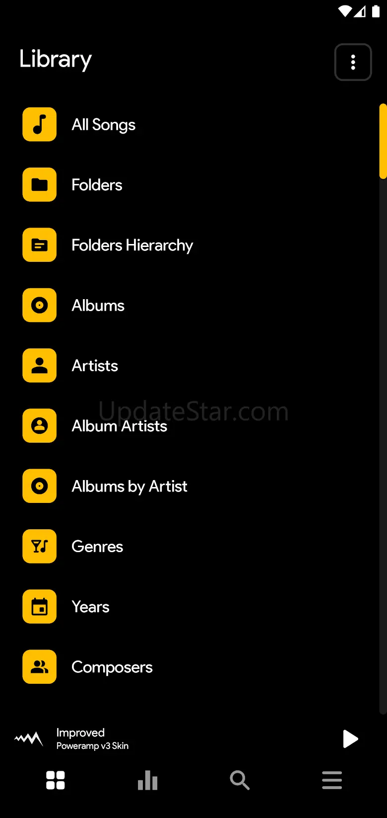 Improved - Poweramp Skin 1.3.1