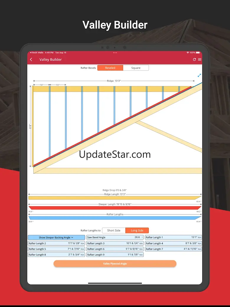 RedX Roof - Rafter Calculator 6.1.6