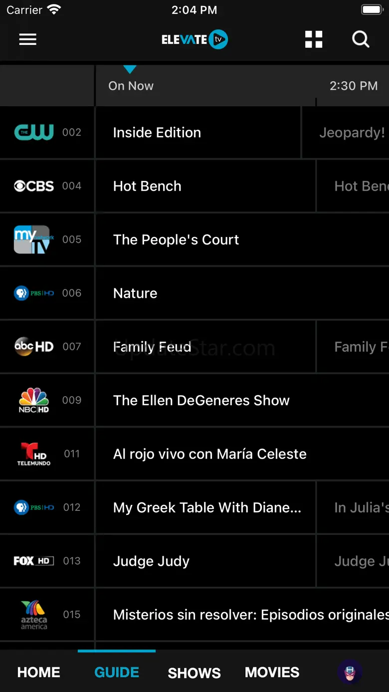 Elevate TV 2.25.0