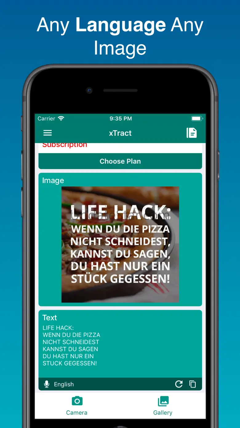 xTract - OCR scanner & reader 2.00