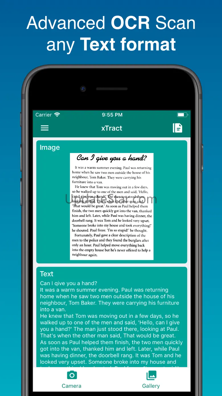 xTract - OCR scanner & reader 2.00