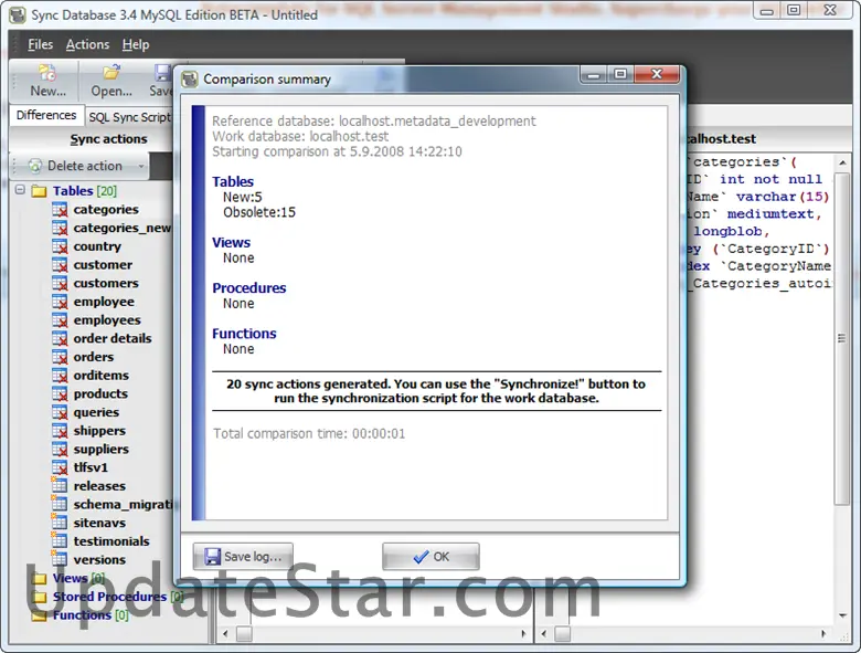 Sync Database MySQL Edition 3.2