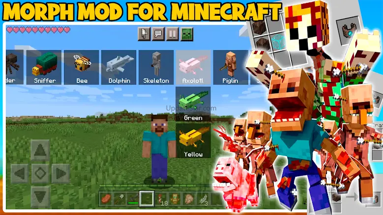 Morphing Mod for Minecraft 1.0.6