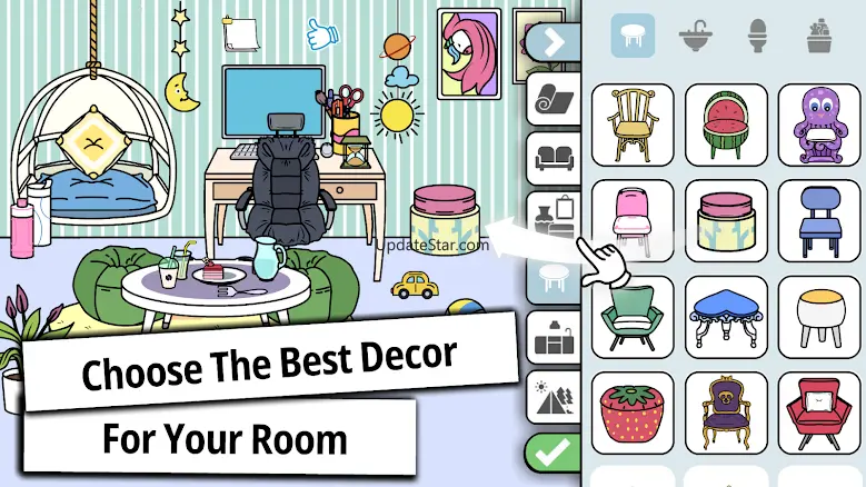 Tizi Home Room Decoration Game