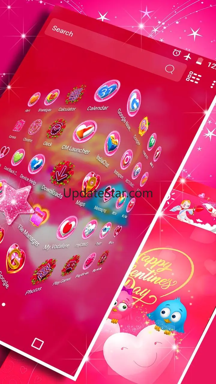 Valentine Day Launcher Theme 5.0