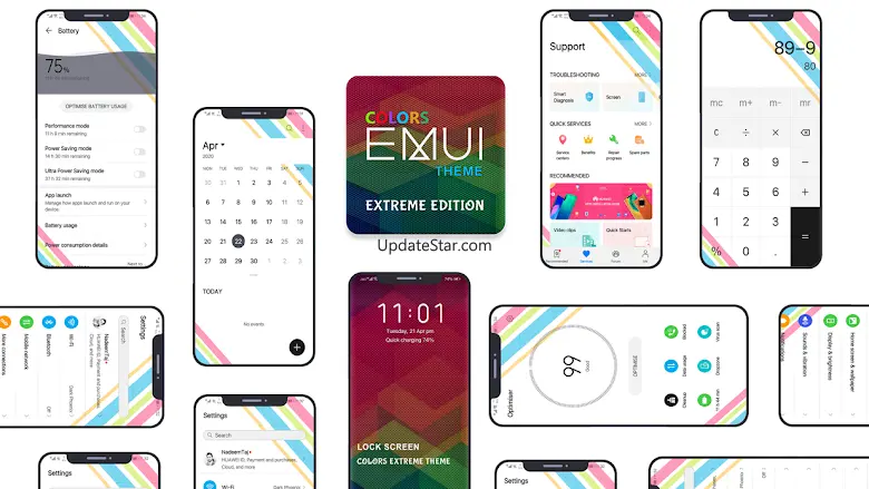 Color Extreme Theme for Huawei 14.4