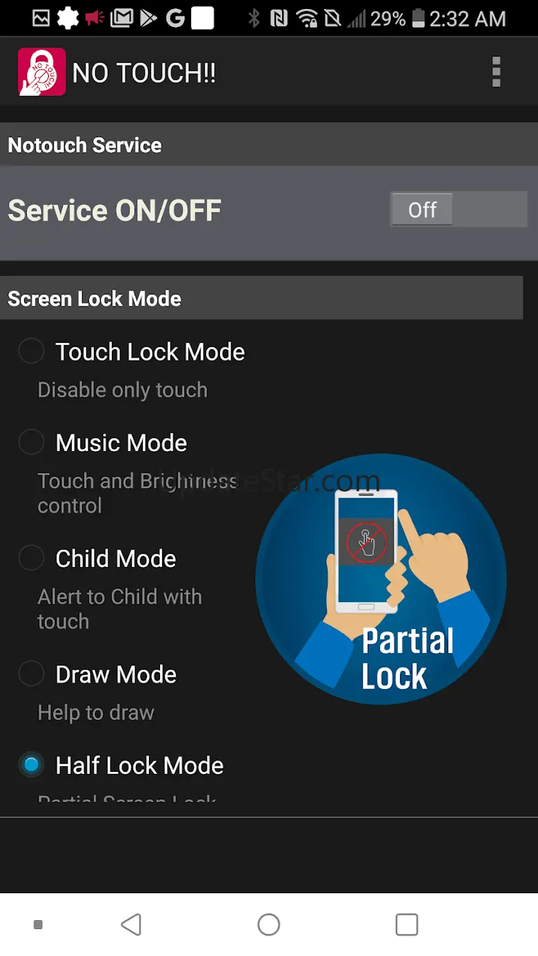 NO TOUCH / TOUCH LOCK 57
