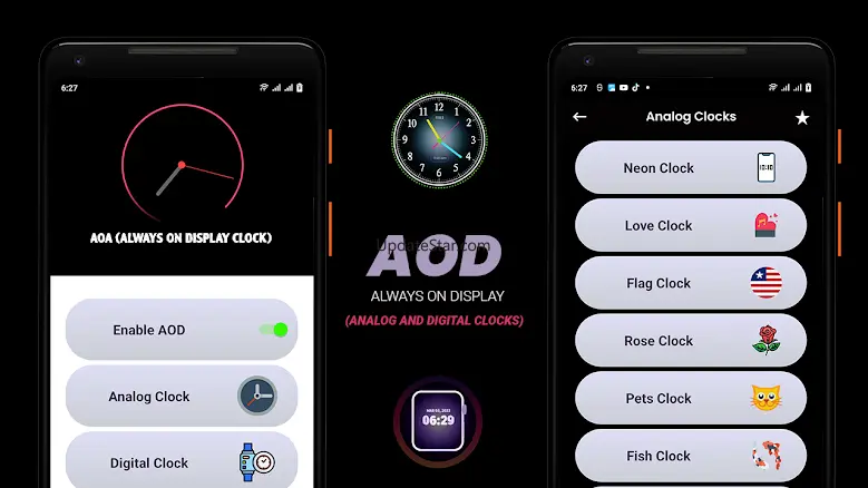 Clock Always on Display 1.7