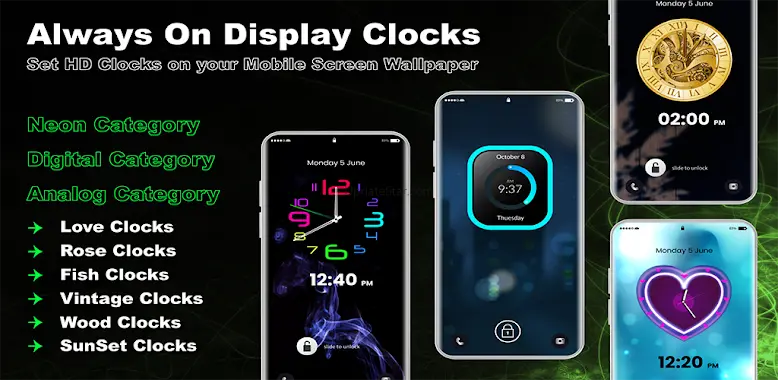 Clock Always on Display 1.7