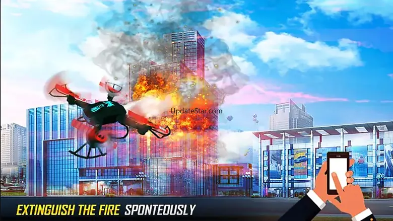 Futuristic Fire Fighting Drone 1.0