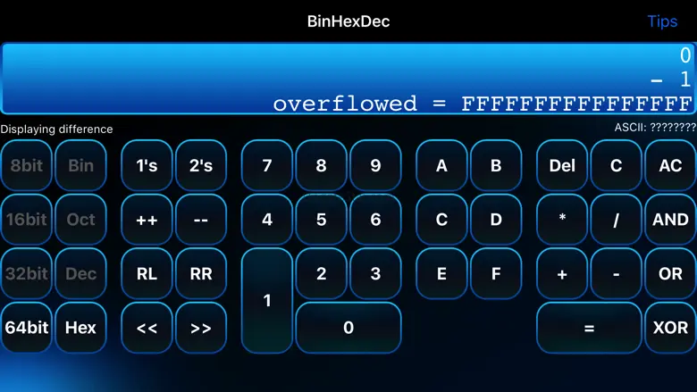 BinHexDec - Programmers Calculator 1.0