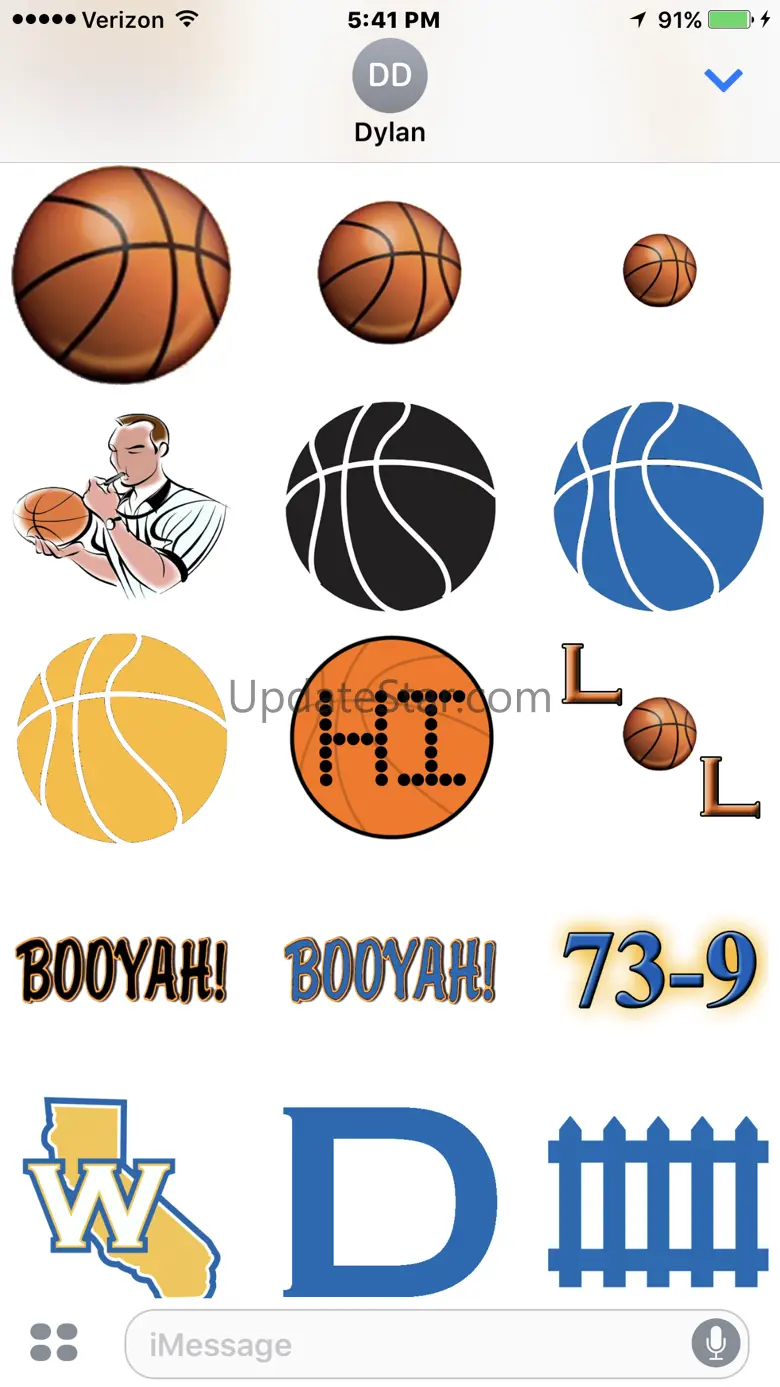 Warriors Basketball Stickers 1.0