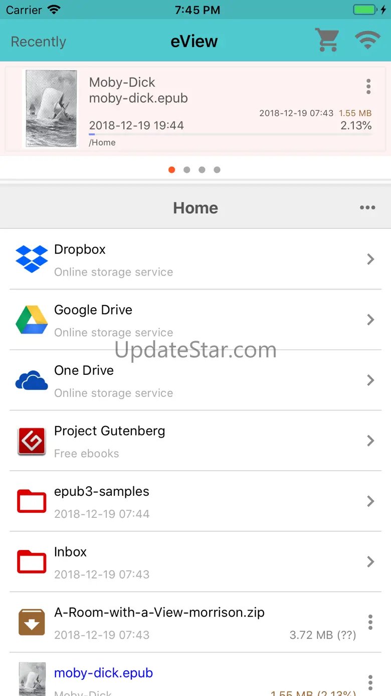 eView - Reader epub,html,txt 1.3.5