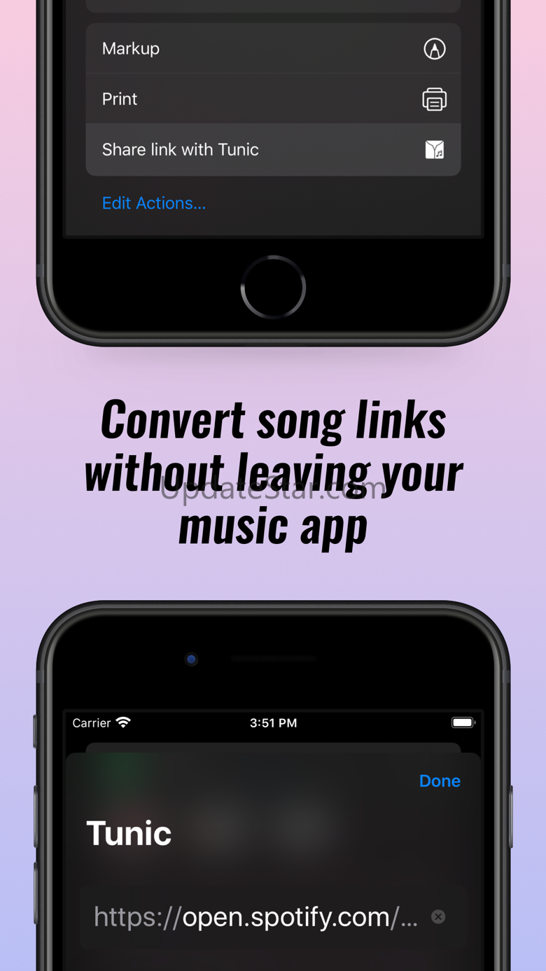 Tunic: Convert music links 1.4