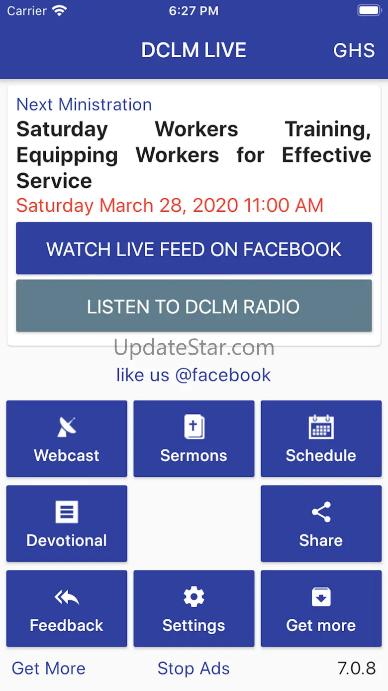 DCLM LIVE & GHS 7.0.8