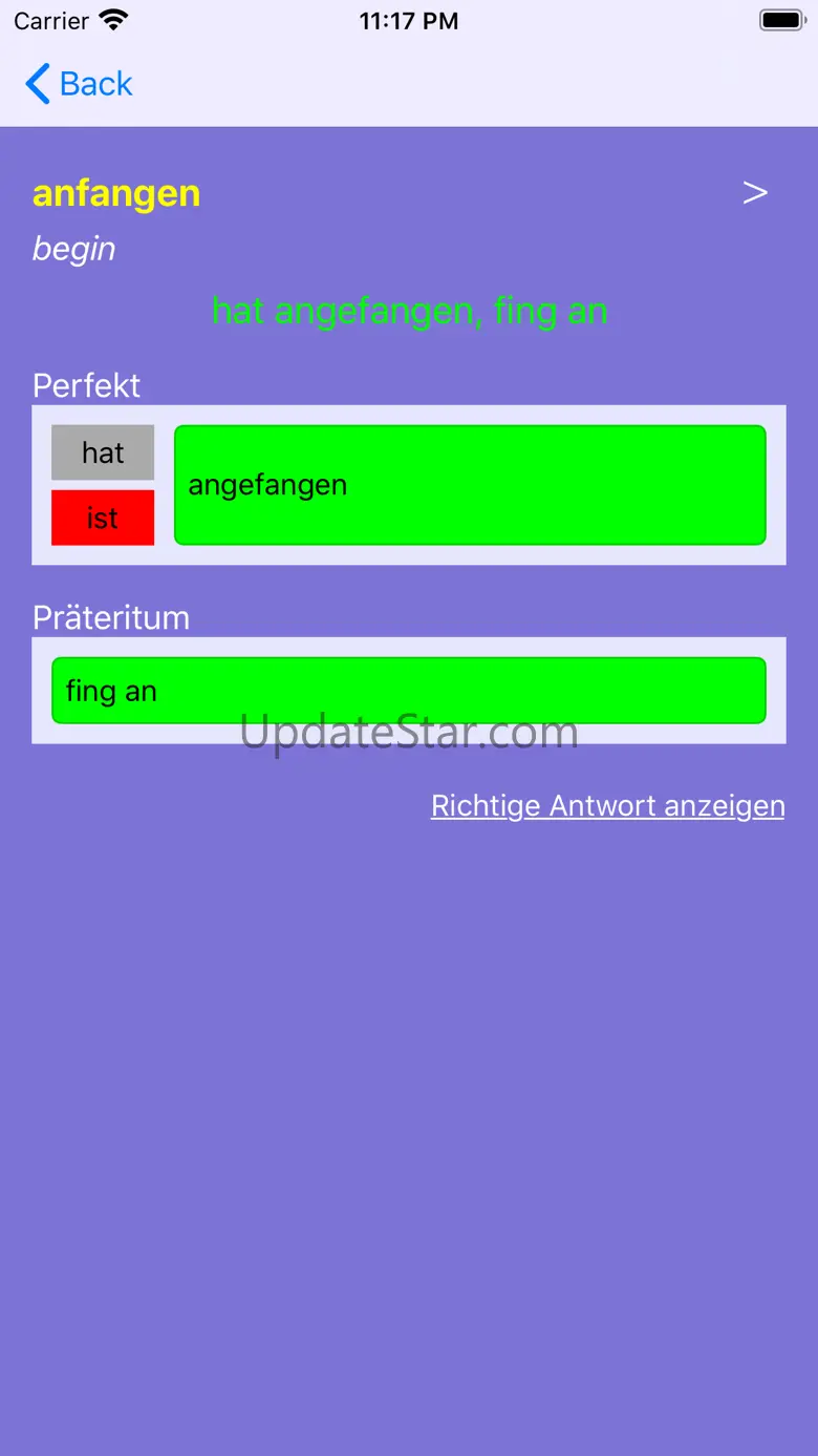 German Verbs Past Prepositions 1.1.3