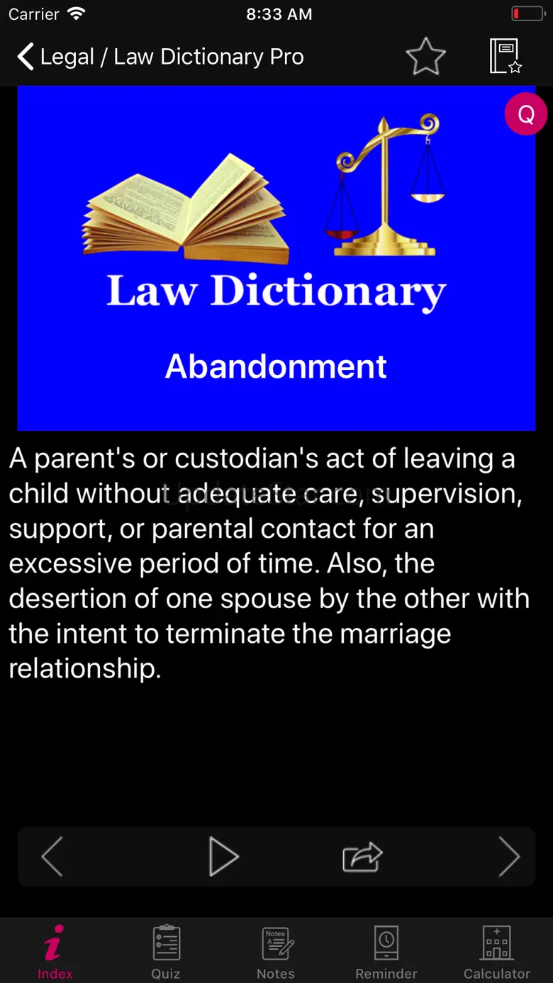 Legal / Law Dictionary Pro 2.0
