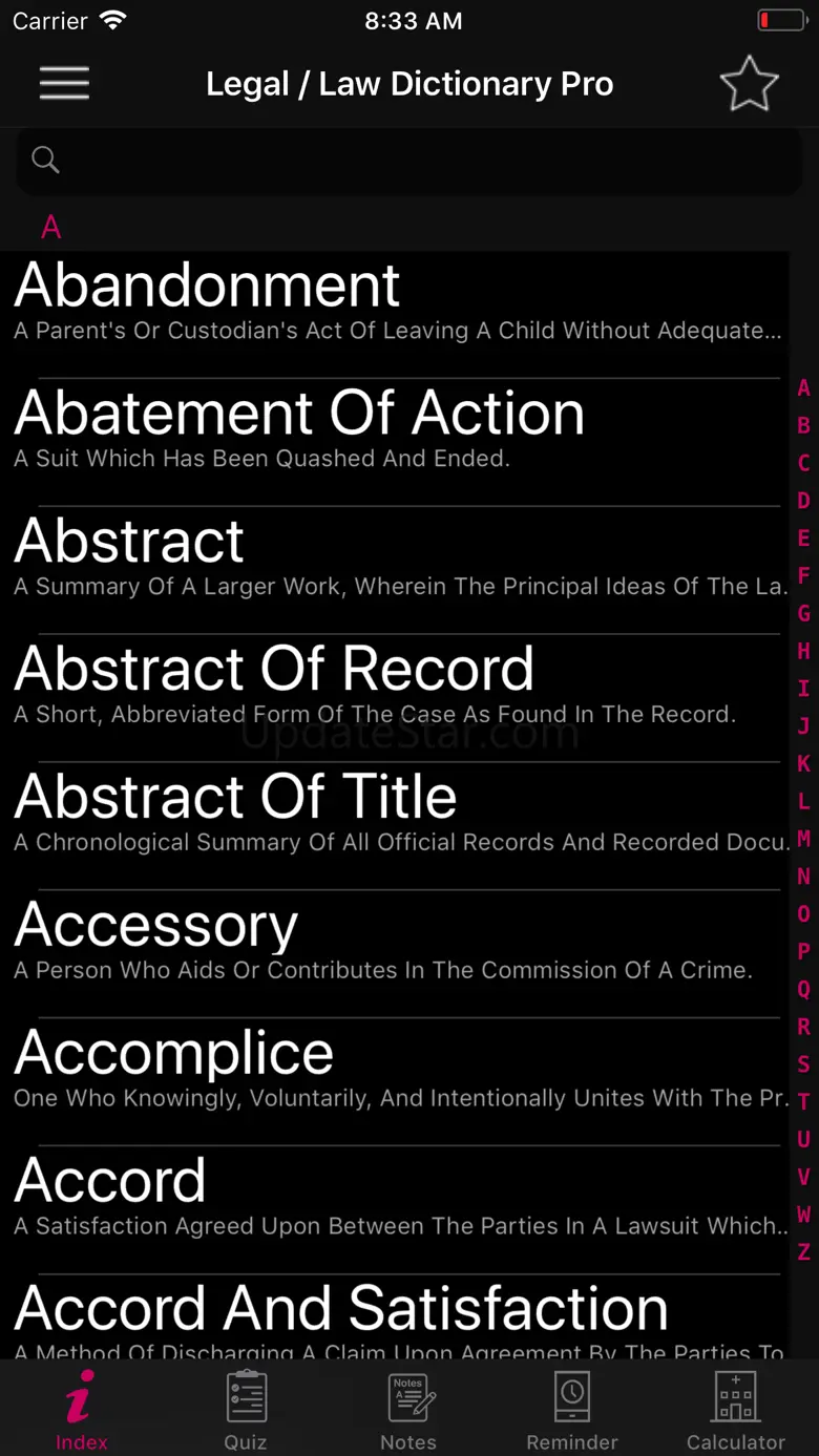 Legal / Law Dictionary Pro 2.0