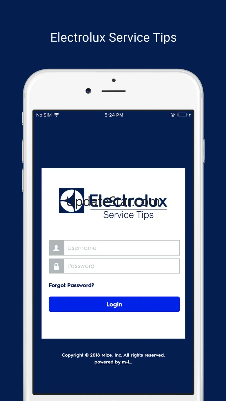 Electrolux Service Tips 2.2.7