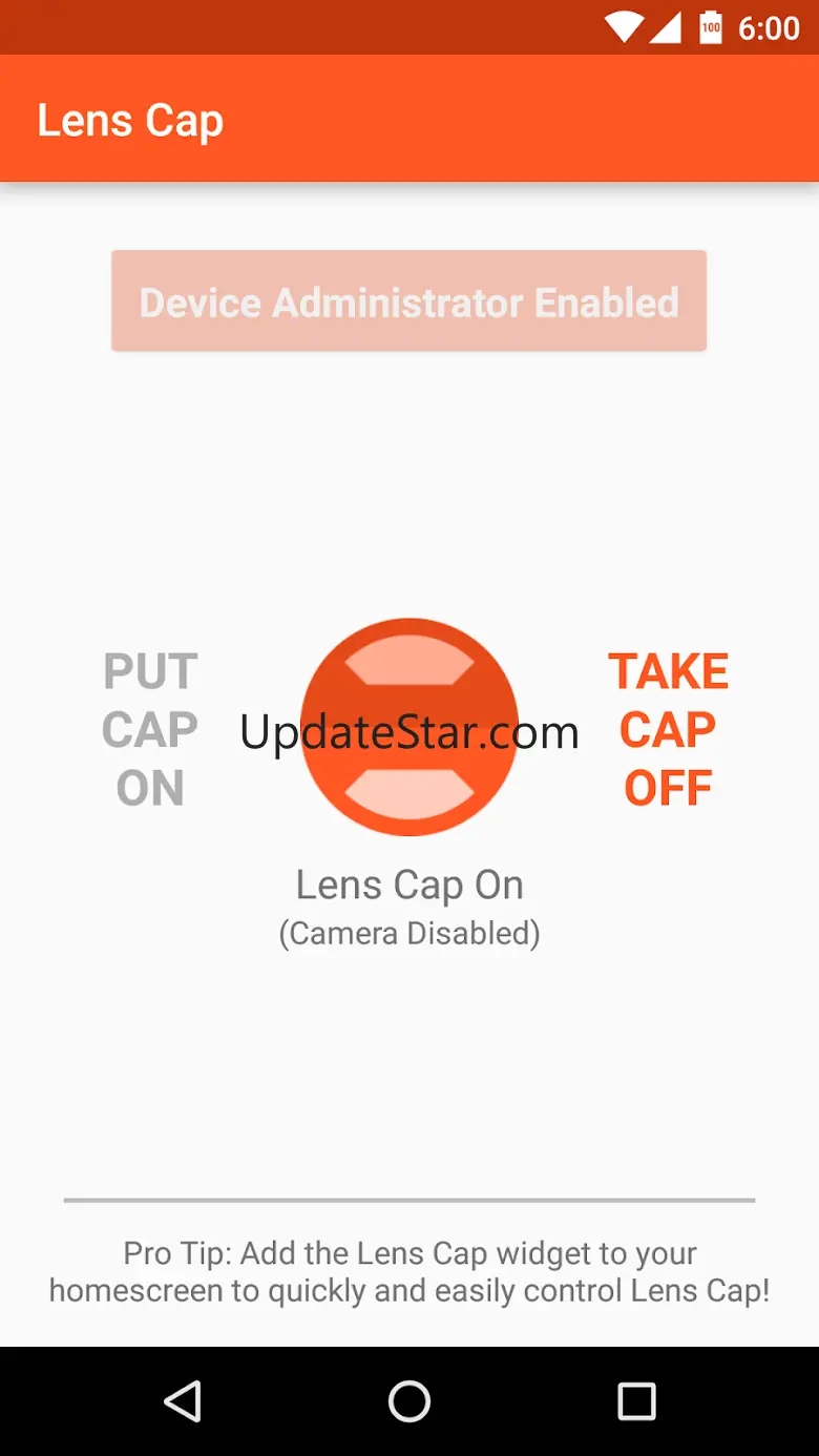 Lens Cap - Disable Camera 1.78