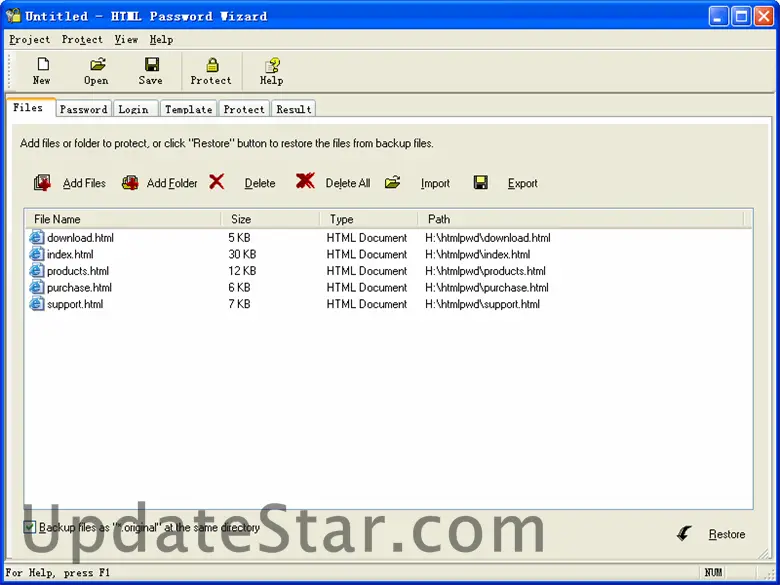 HTML Password Protect