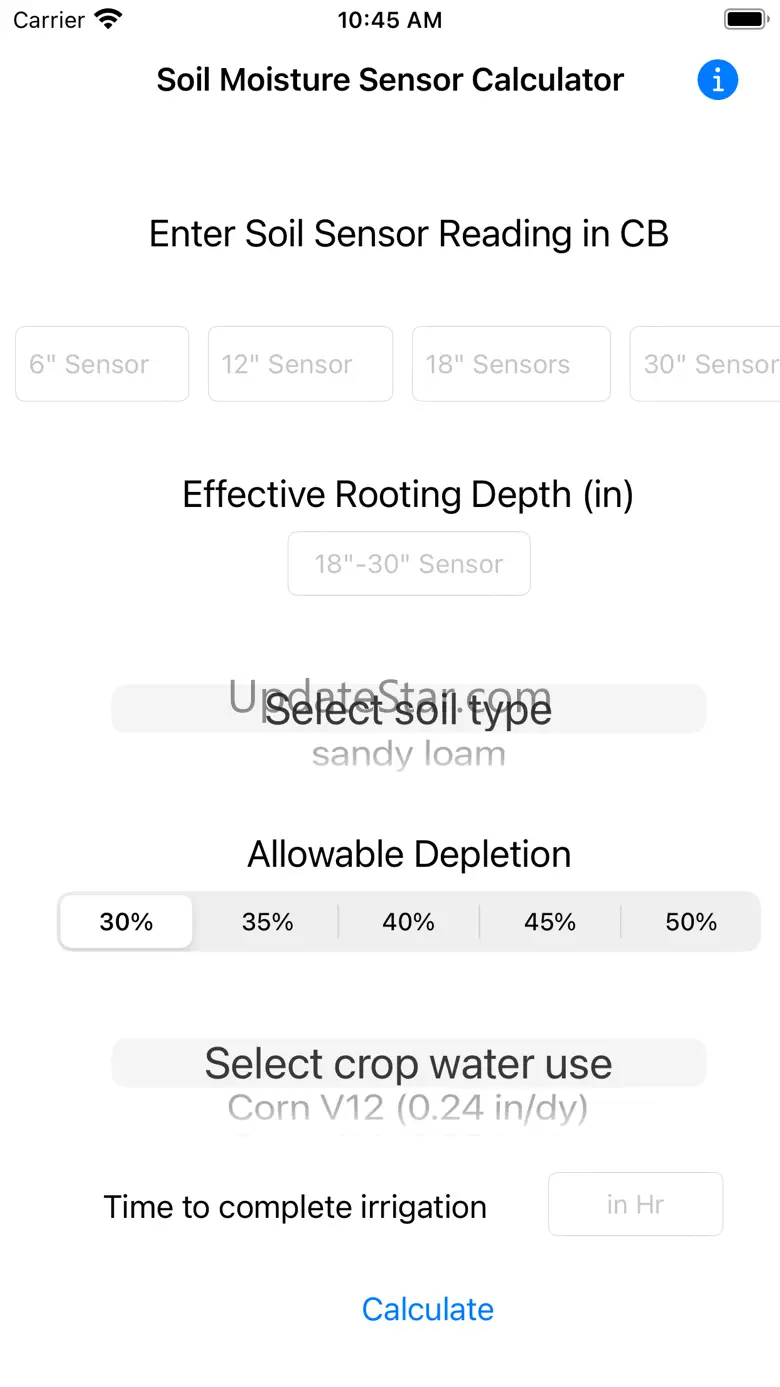 Soil Sensor Calculator 1.5.1