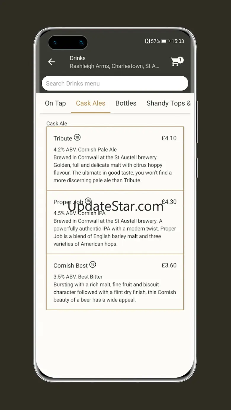 Easy Order: St Austell Brewery 1.7.0