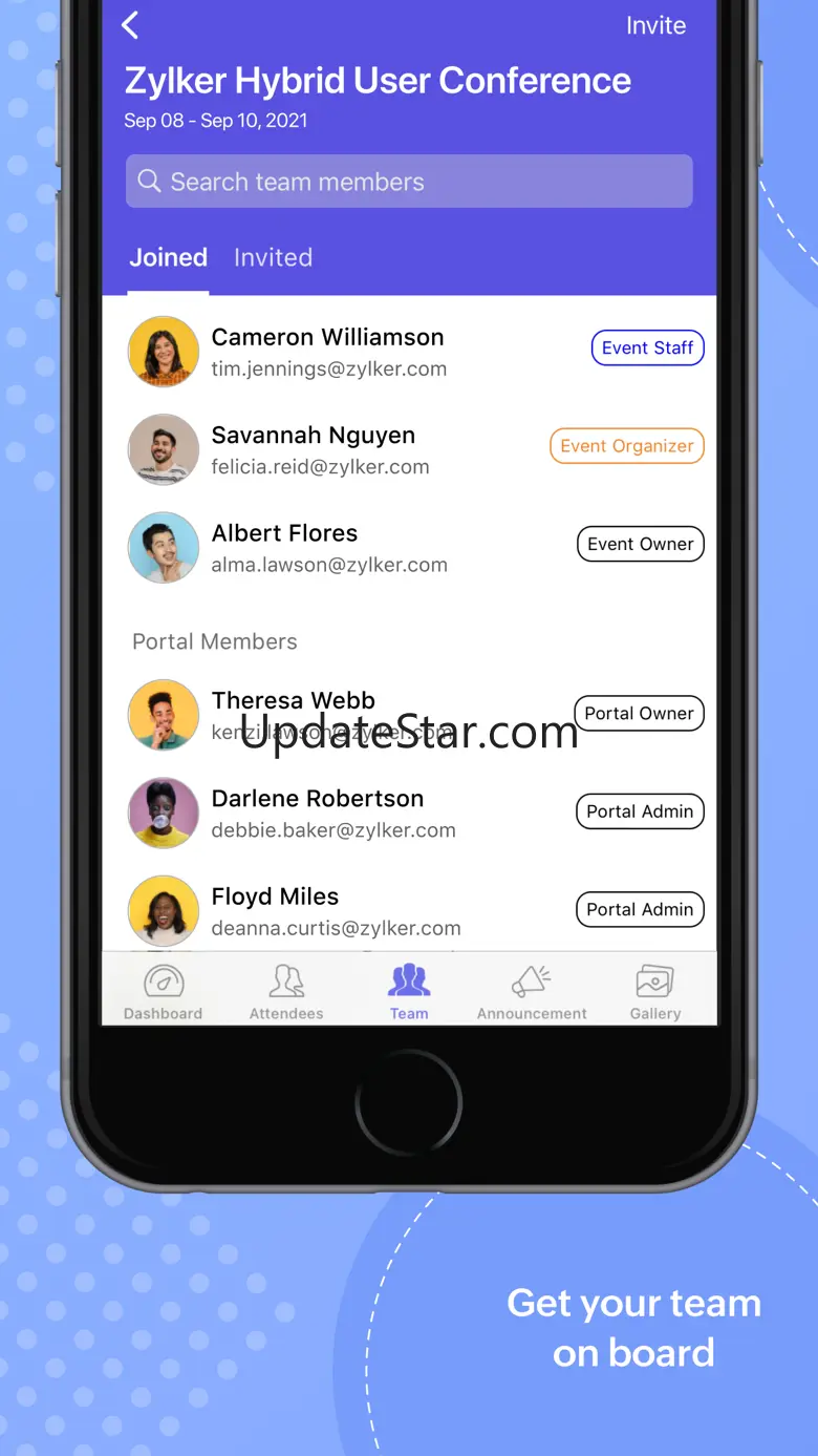 Zoho Backstage for Organizers 2.0.34