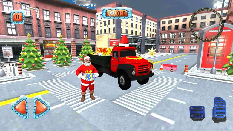 Christmas Santa City Driving 1.0