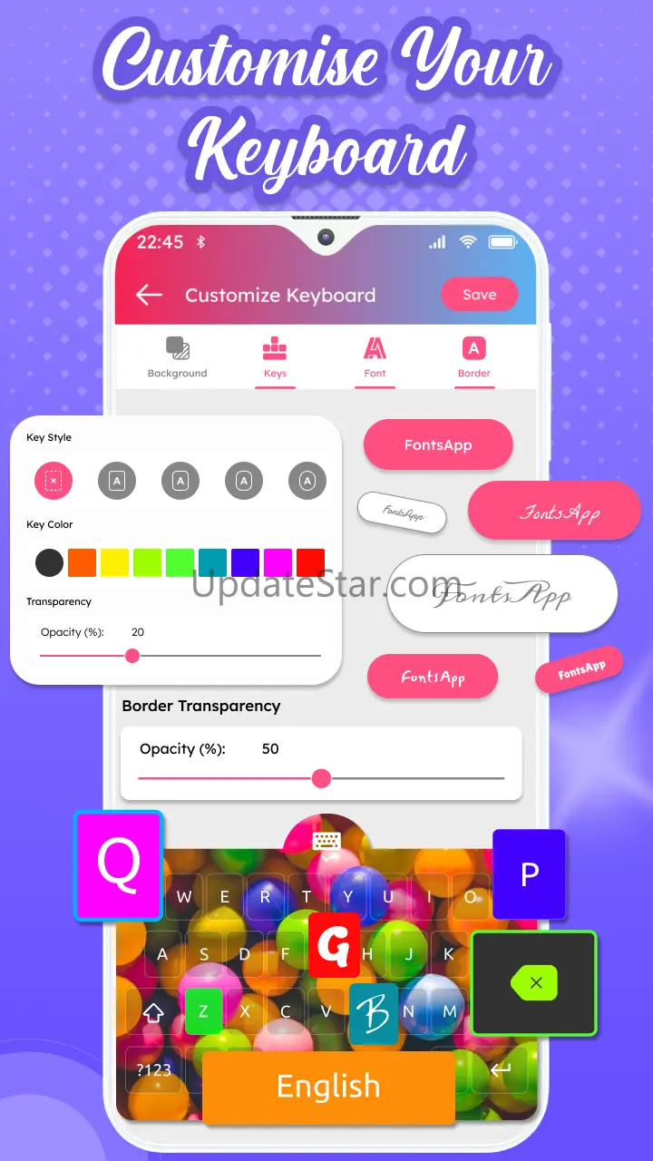 Keyboard Fonts-Custom Keyboard 1.5