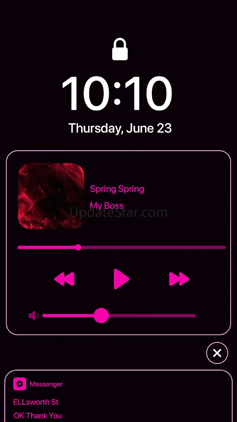 Wow Pink Neon Theme, Icon Pack 202300820