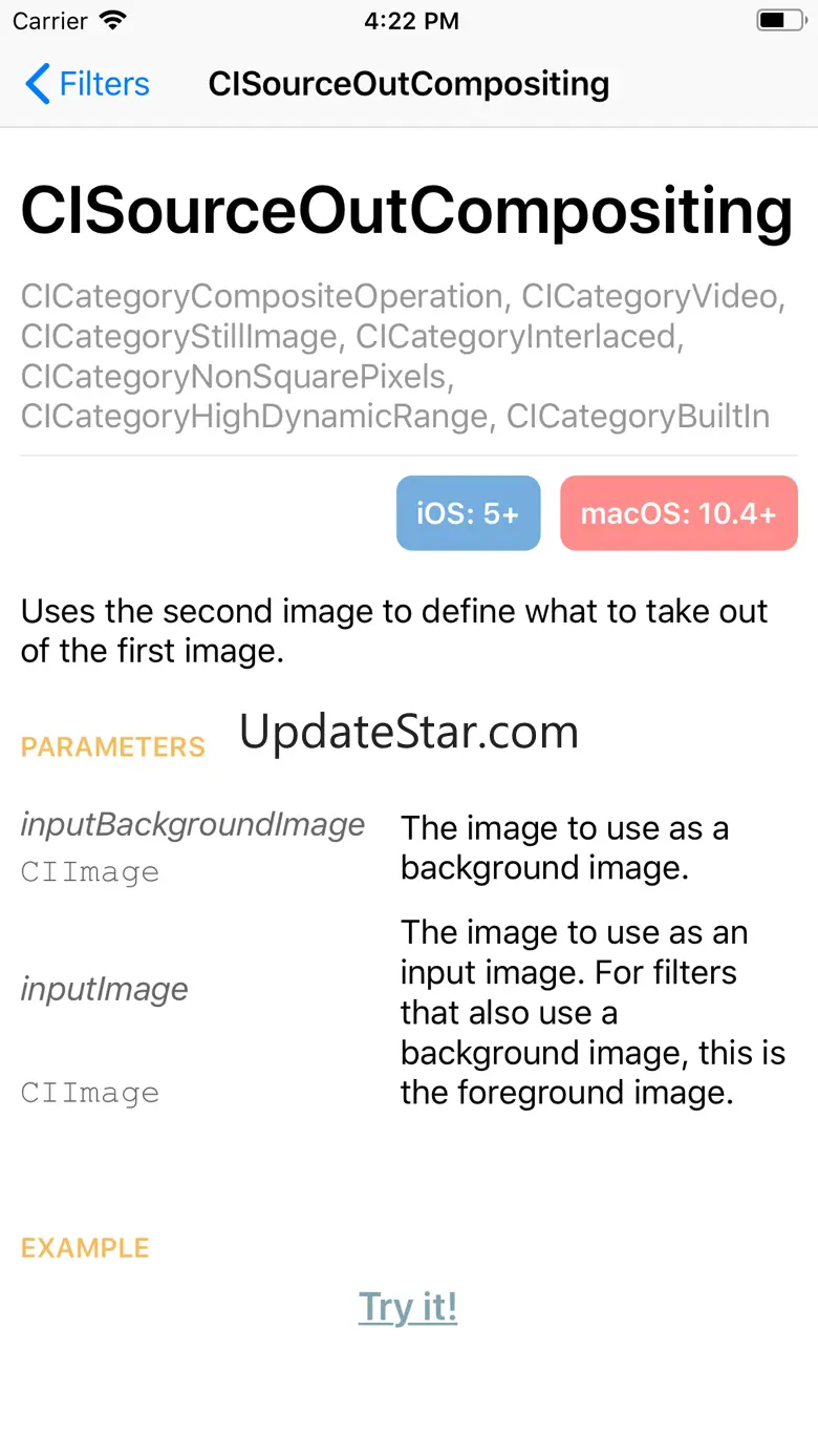 CIFilter.io 2.1.1
