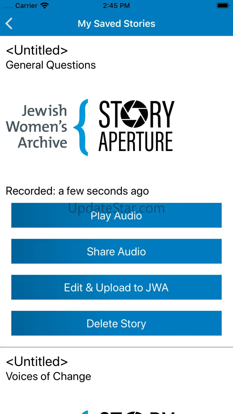 StoryAperture 1.0.2