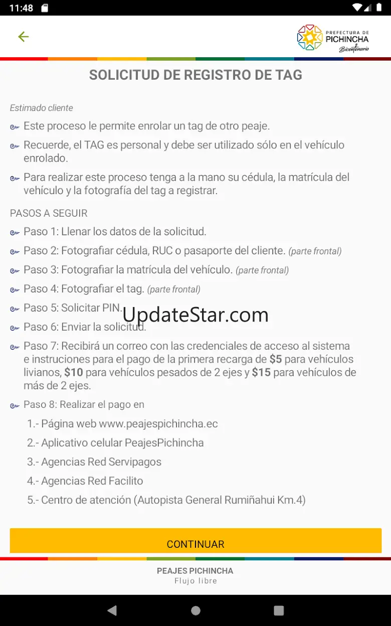 Peajes Pichincha 1.3.3