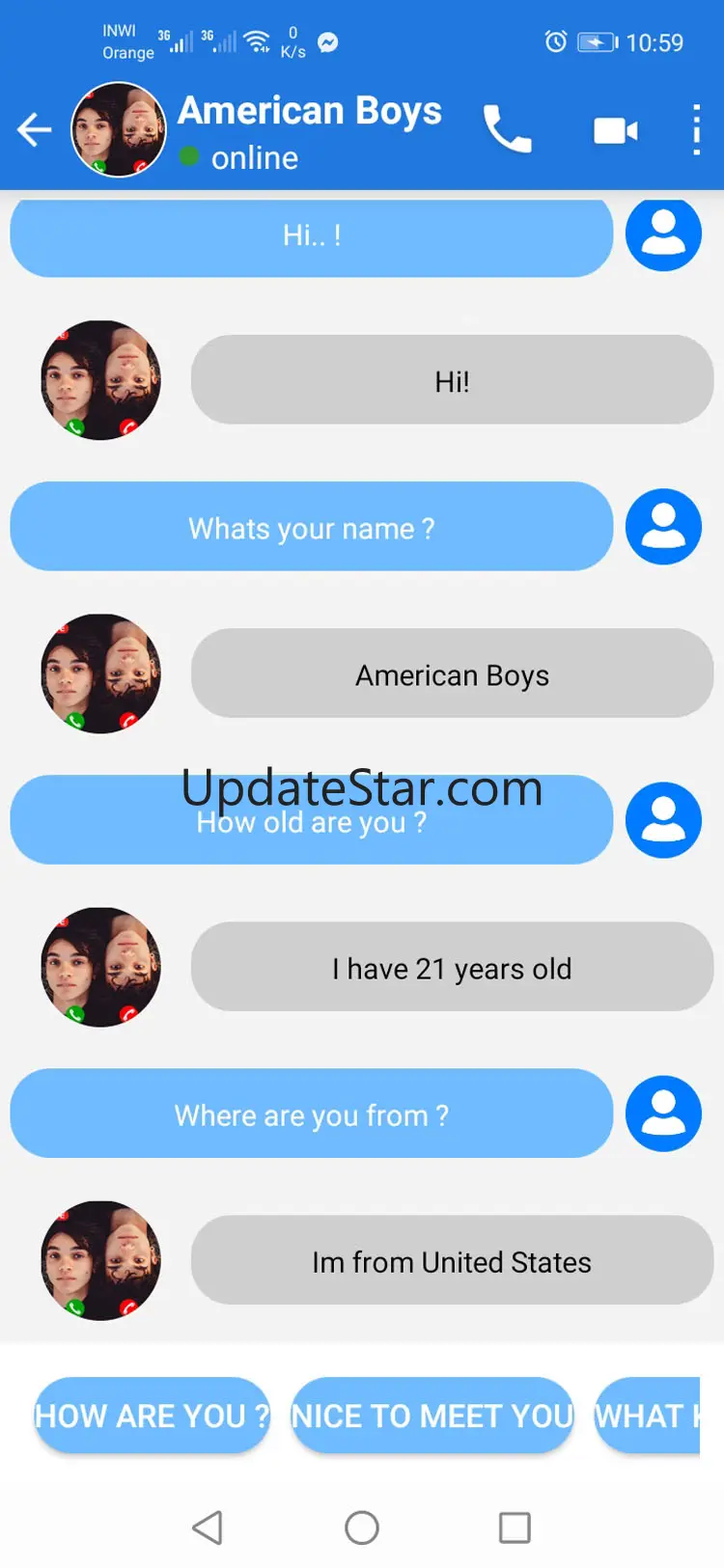 American Boys Fake Call Video  10