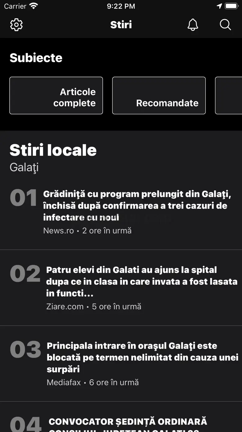 Stiri ultima ora 1.0.3