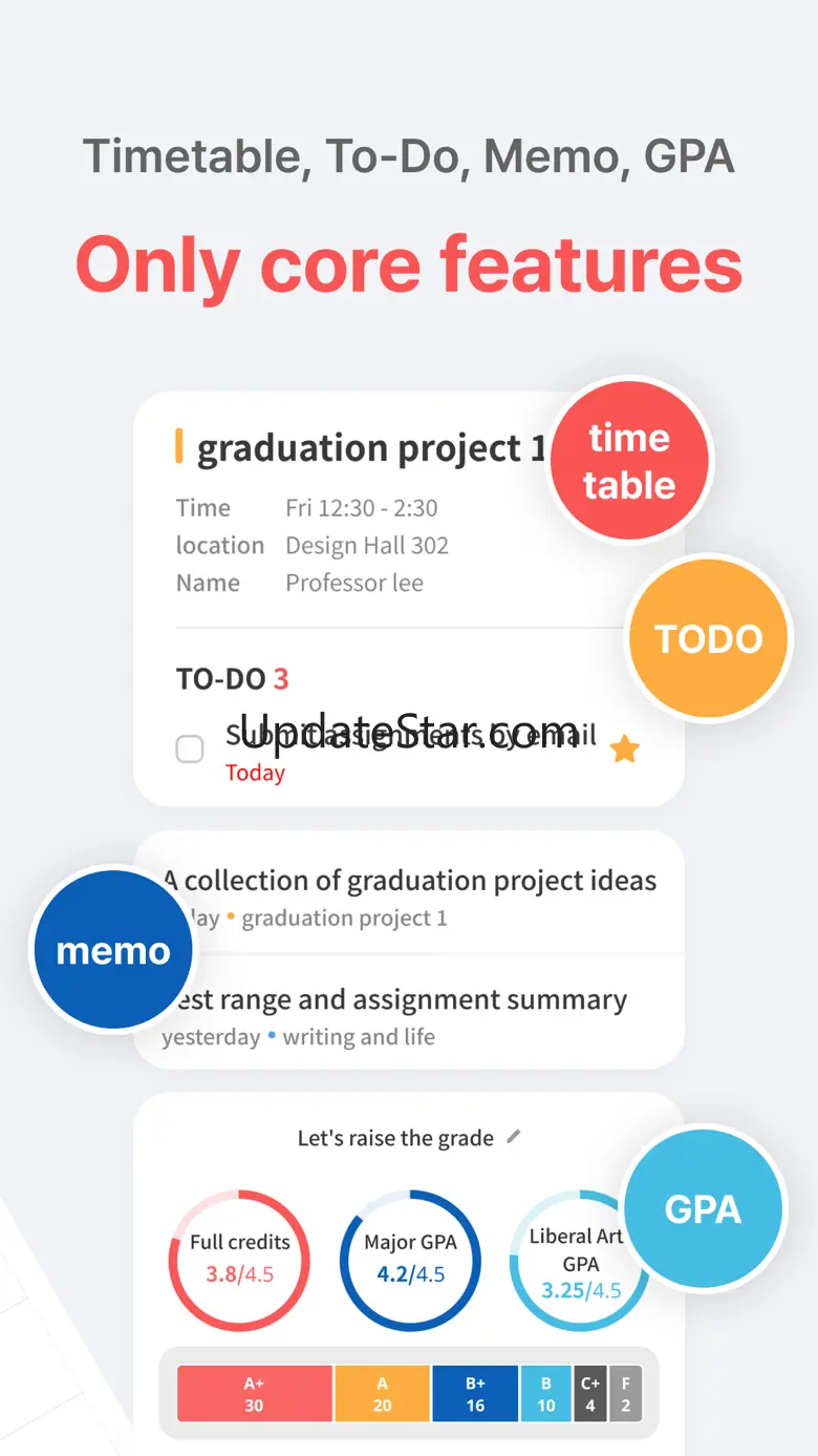 Uday: Timetable, GPA, To-Do 2.2.1