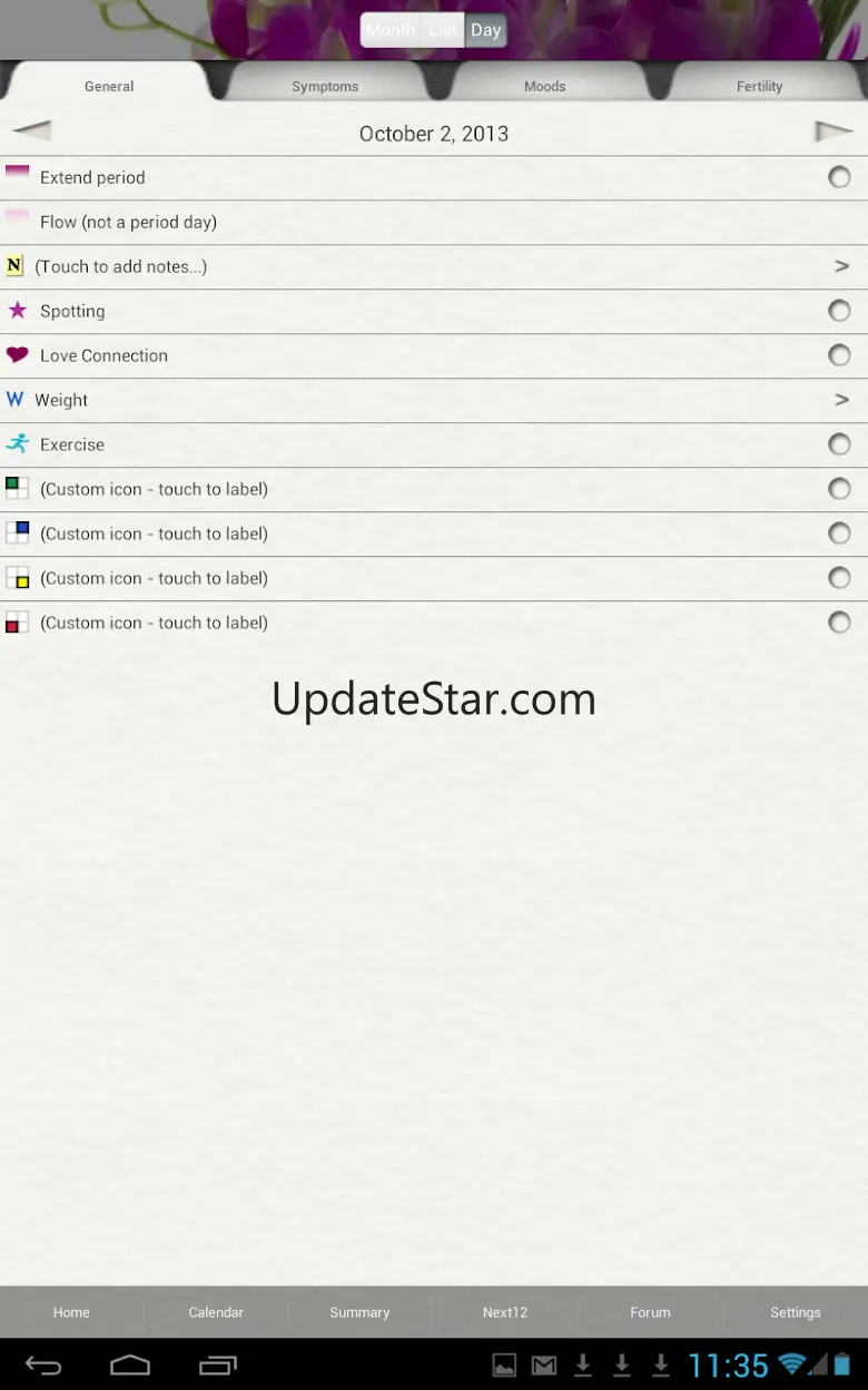 iPeriod Period Tracker Free 4.0