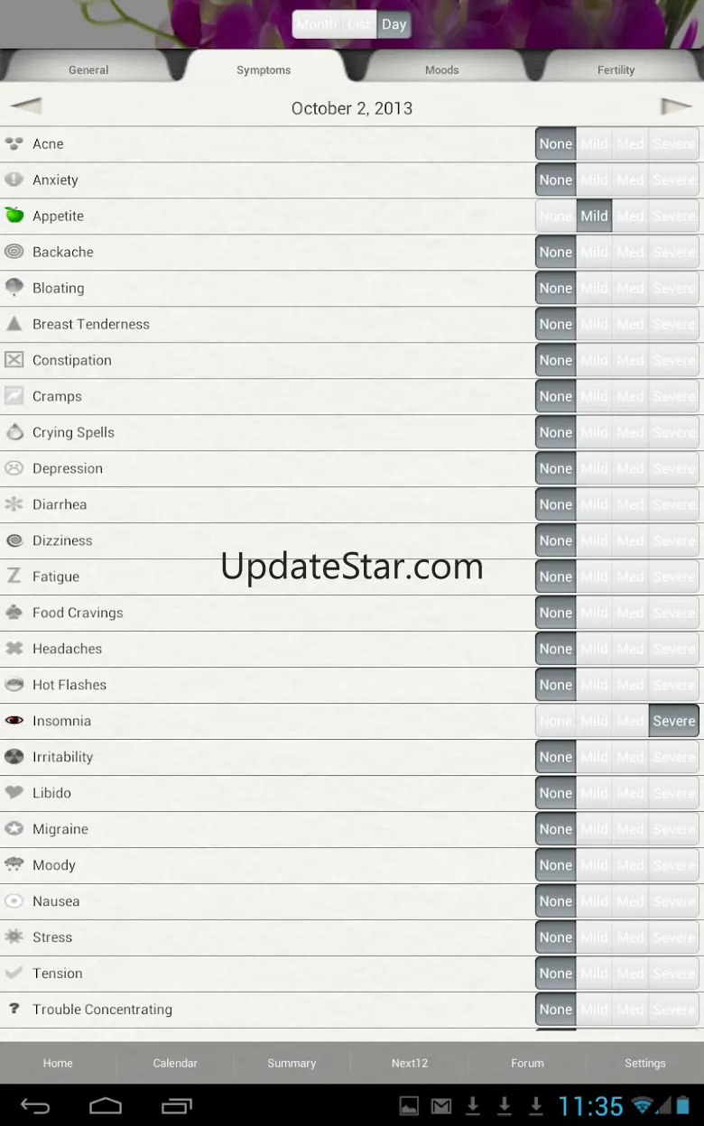 iPeriod Period Tracker Free 4.0