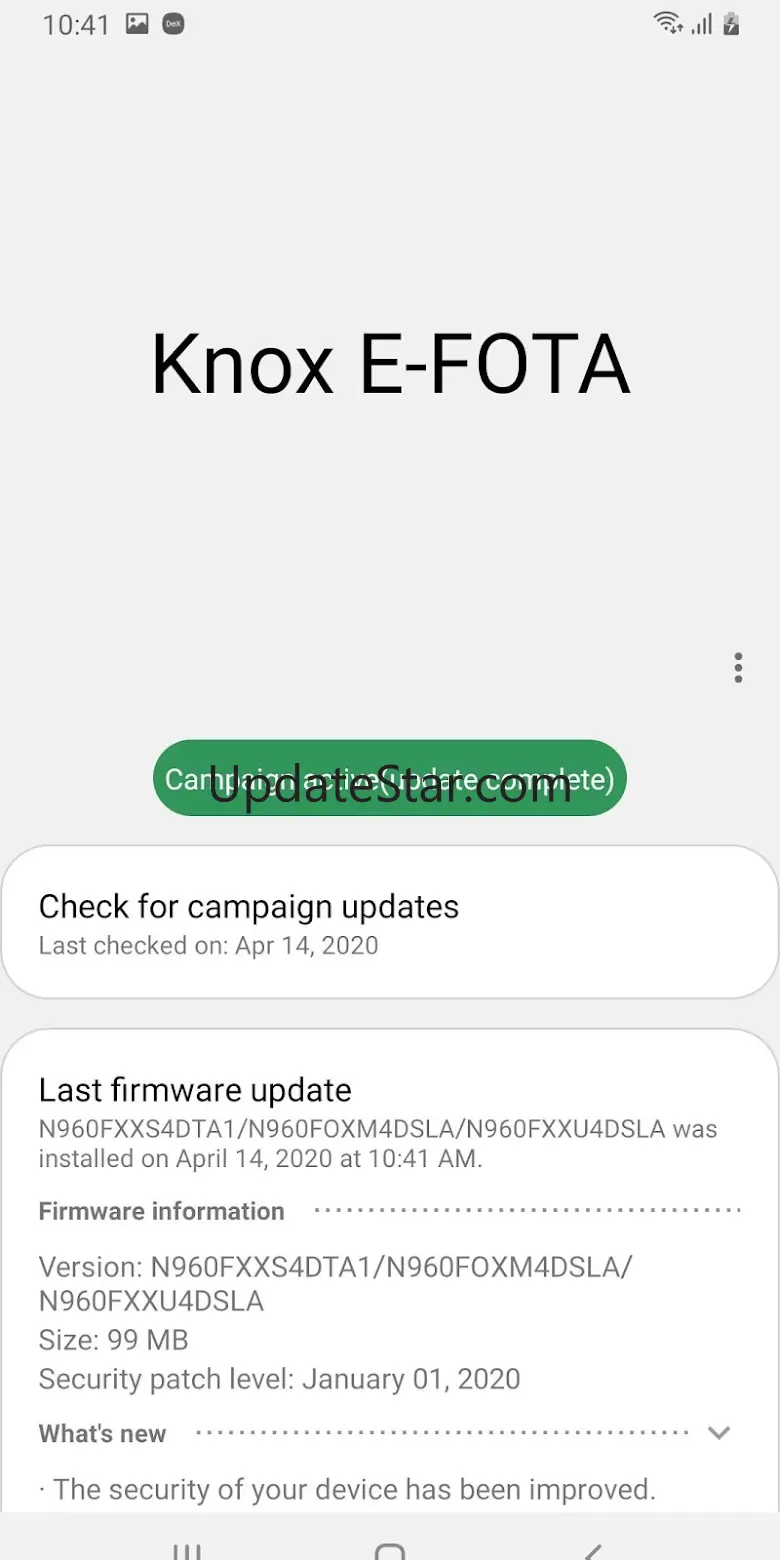 Knox E-FOTA 2.0.70.3