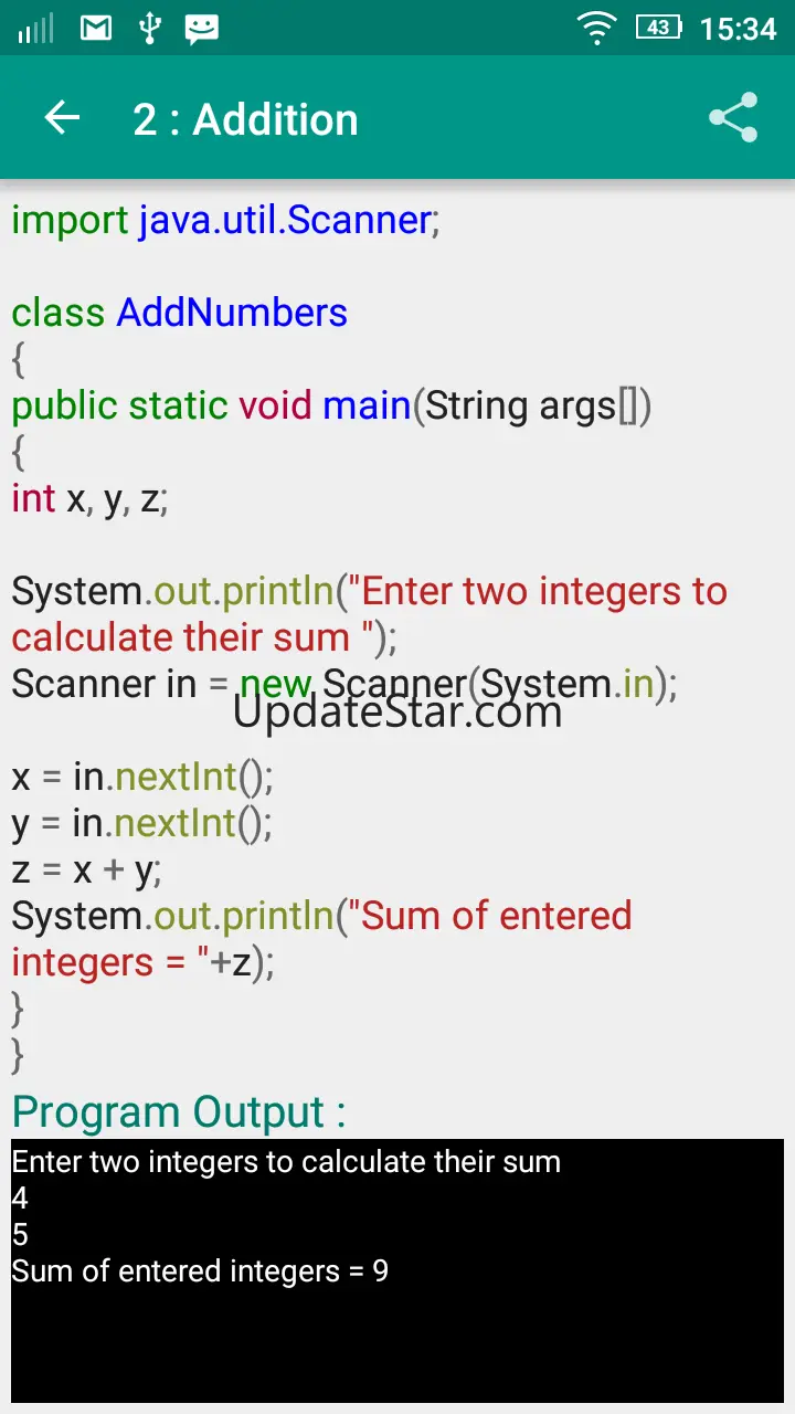 Java Tutorial 3.1