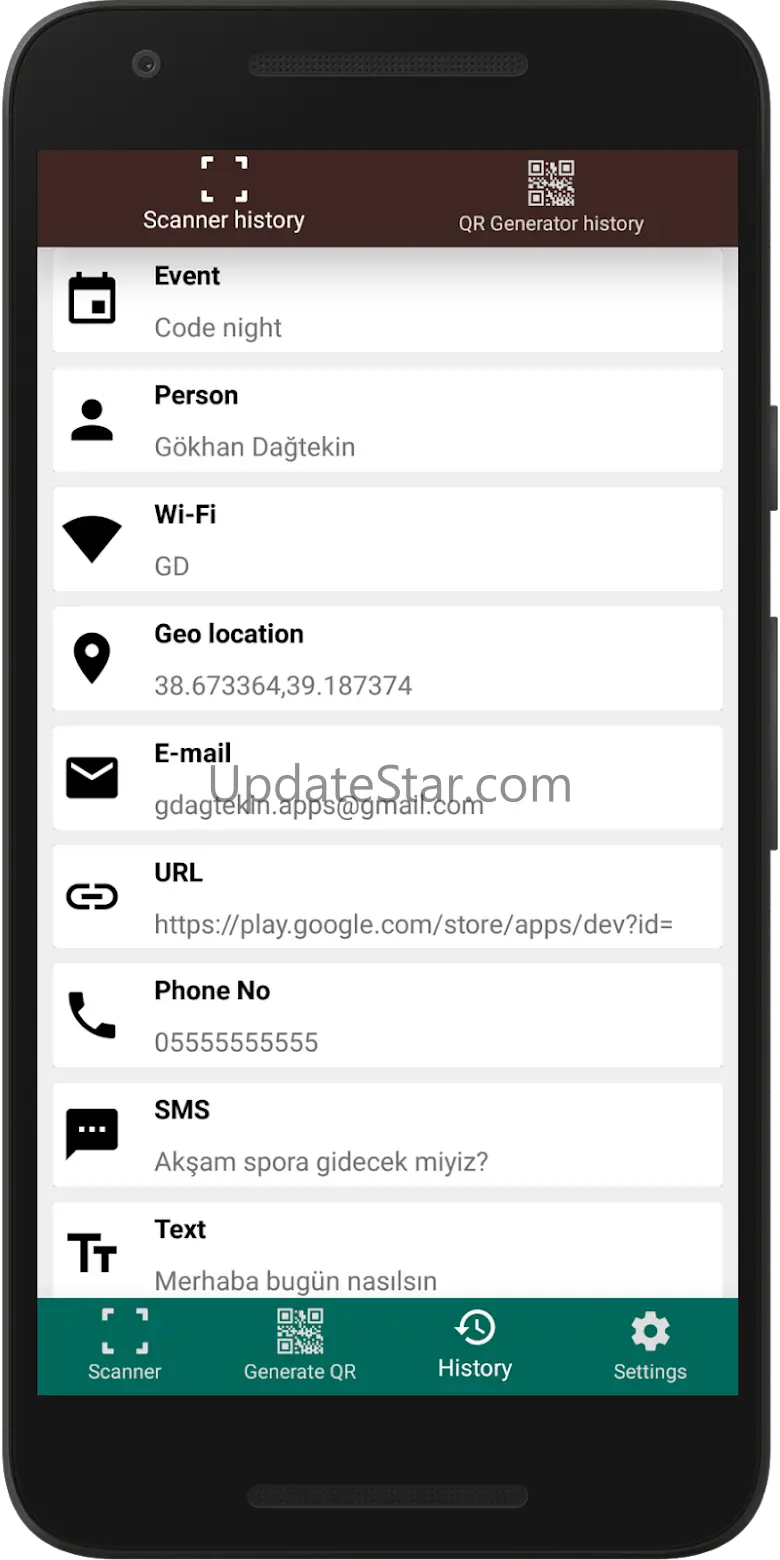 Barcode QR Scanner & Generator 22