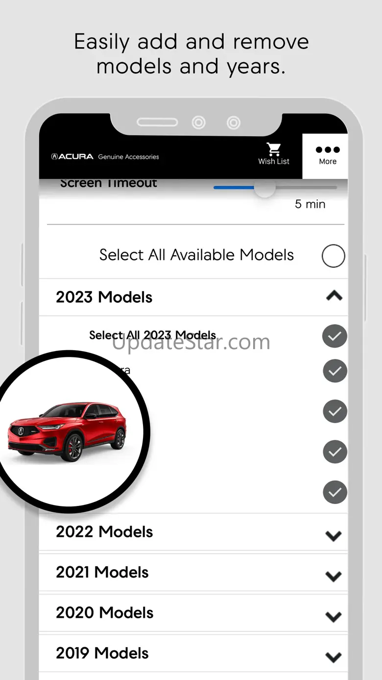 Genuine Acura Accessories 1.82