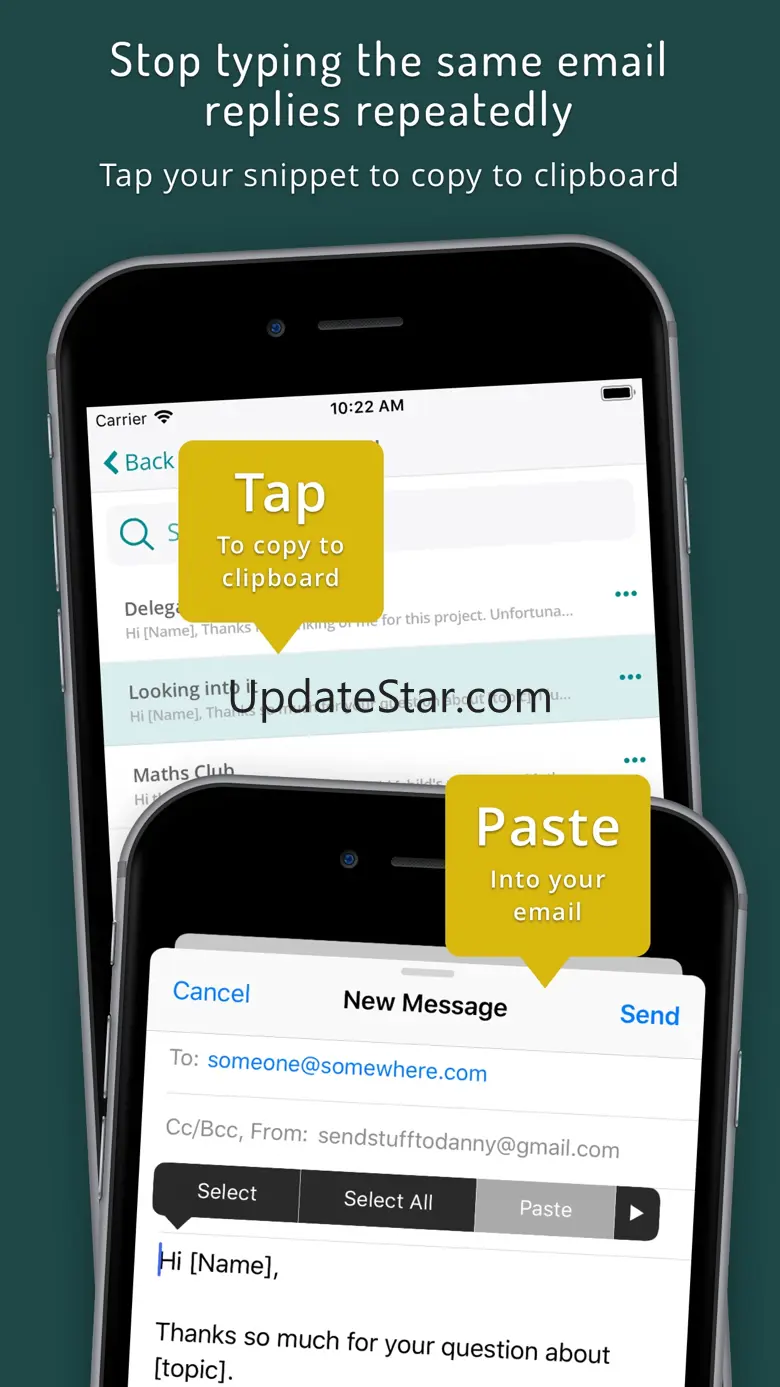 Email Snippets 1.0.1