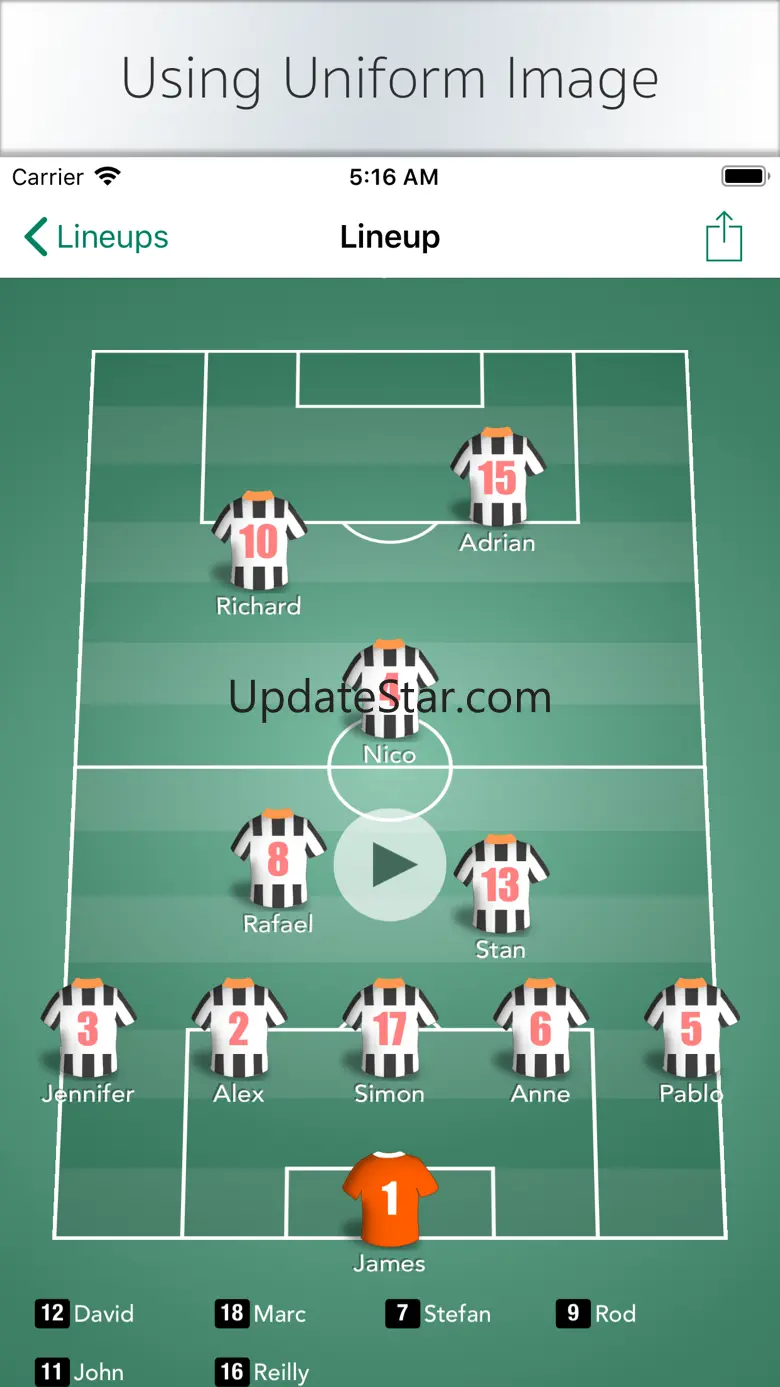 LineupMovie for Soccer 1.6