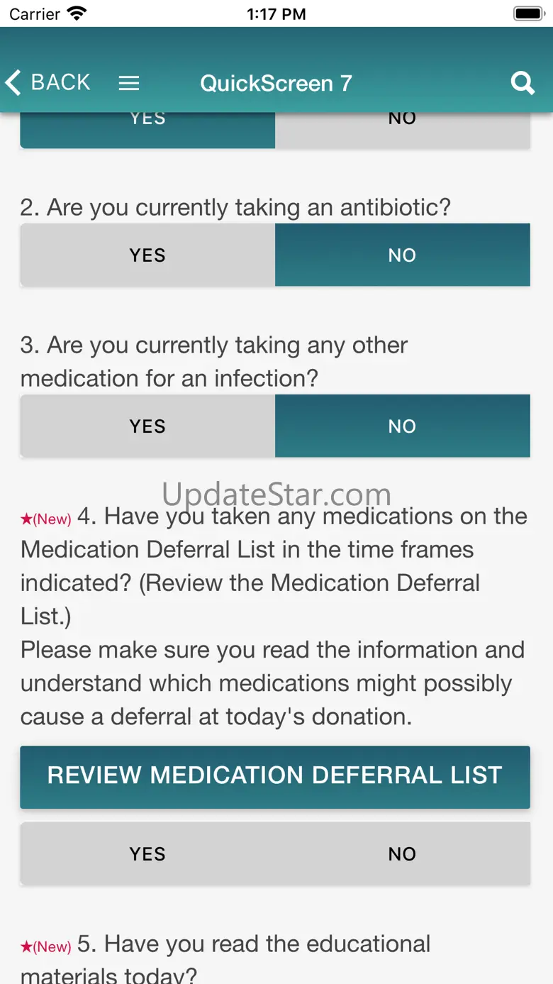 Blood Assurance QuickScreen 1.4.4