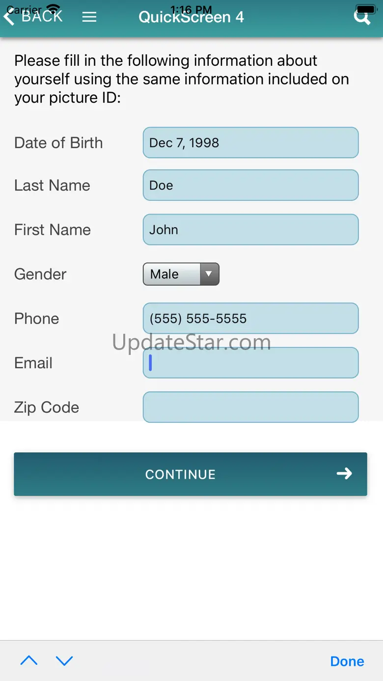 Blood Assurance QuickScreen 1.4.4