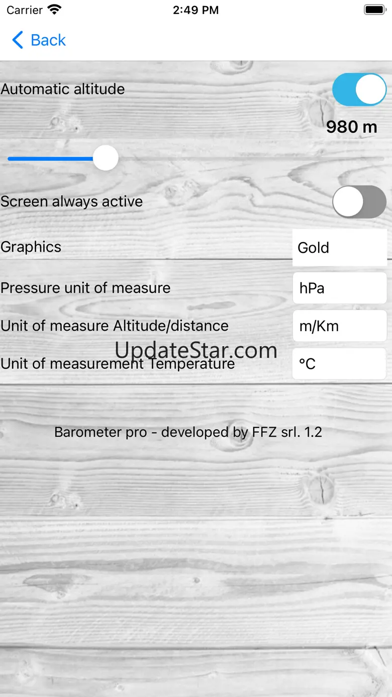Professional barometer 5.1