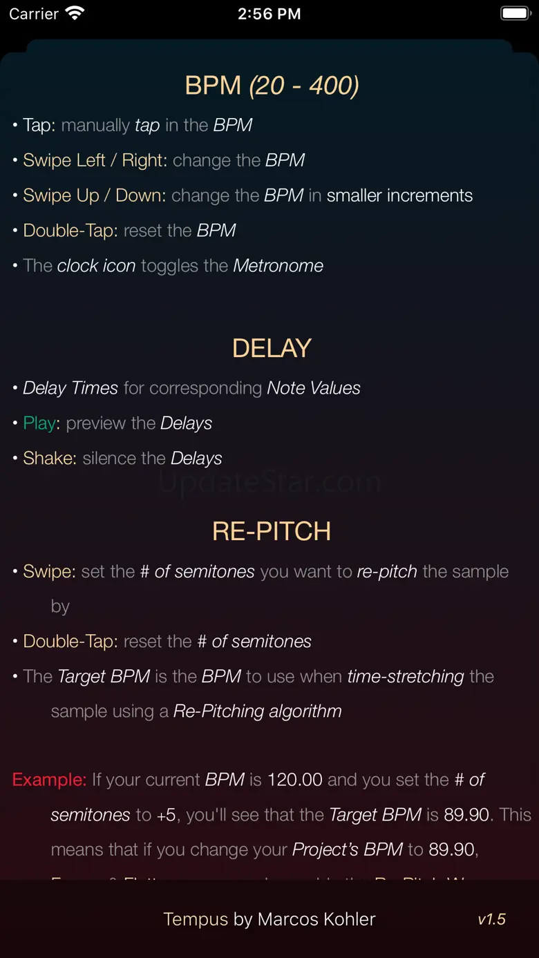 Tempus - Delay Calculator 1.8